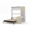 The Livingchy Lifestyle Efficient Full Murphy Bed With Desk | Free Spirit